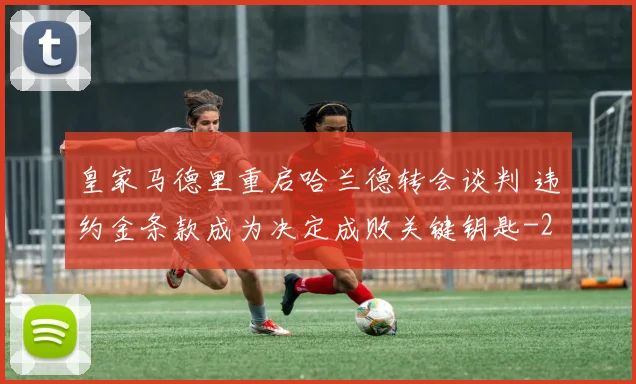 皇家马德里重启哈兰德转会谈判 违约金条款成为决定成败关键钥匙
